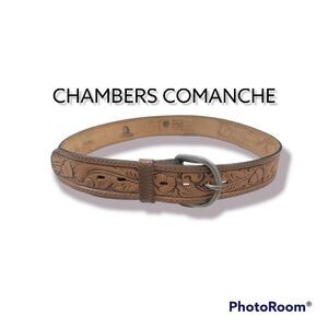Chambers Comanche Vintage Genuine Top Grain‎ Leather Belt